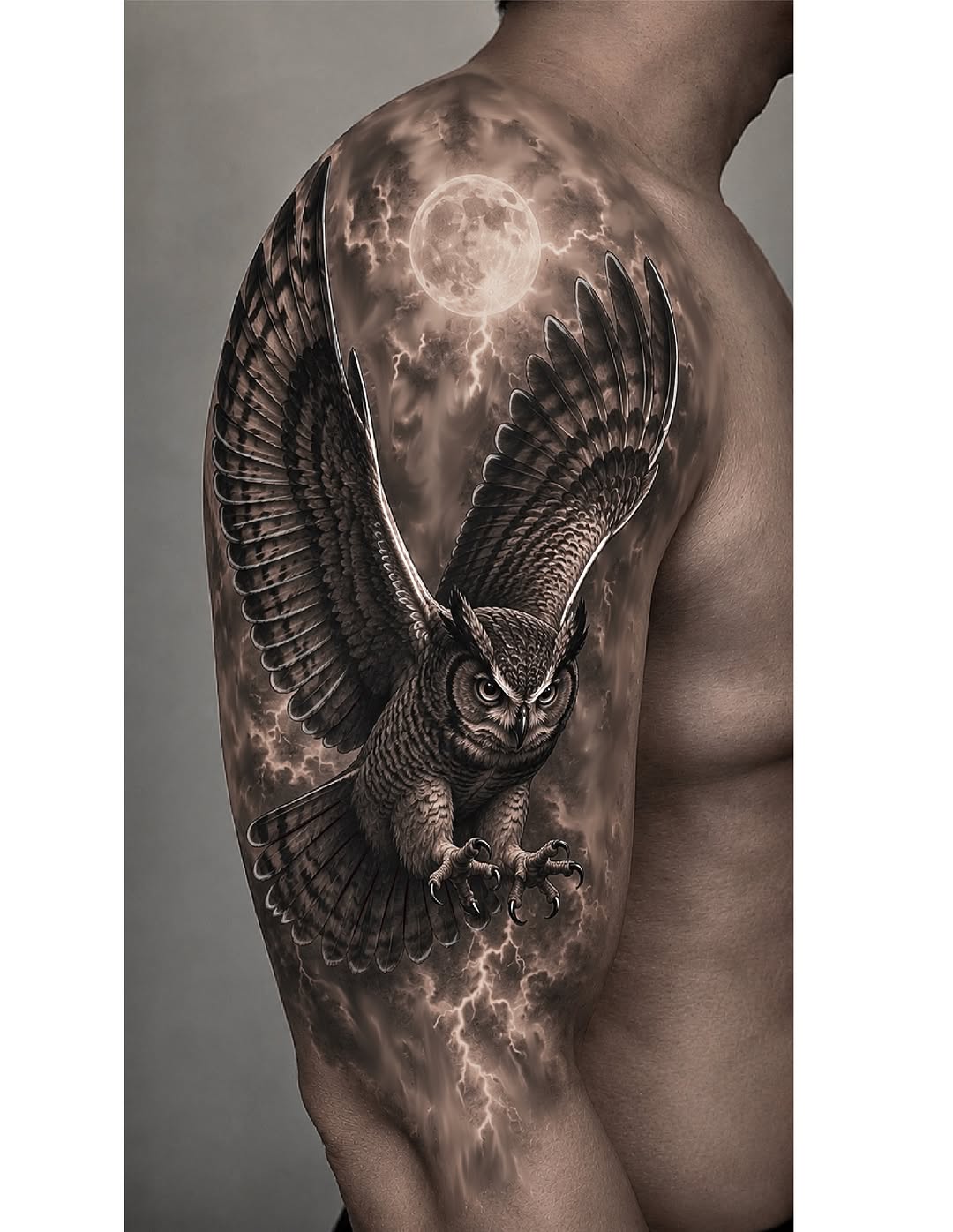 Tattoo by @calvintattoo โ realism, black_and_grey