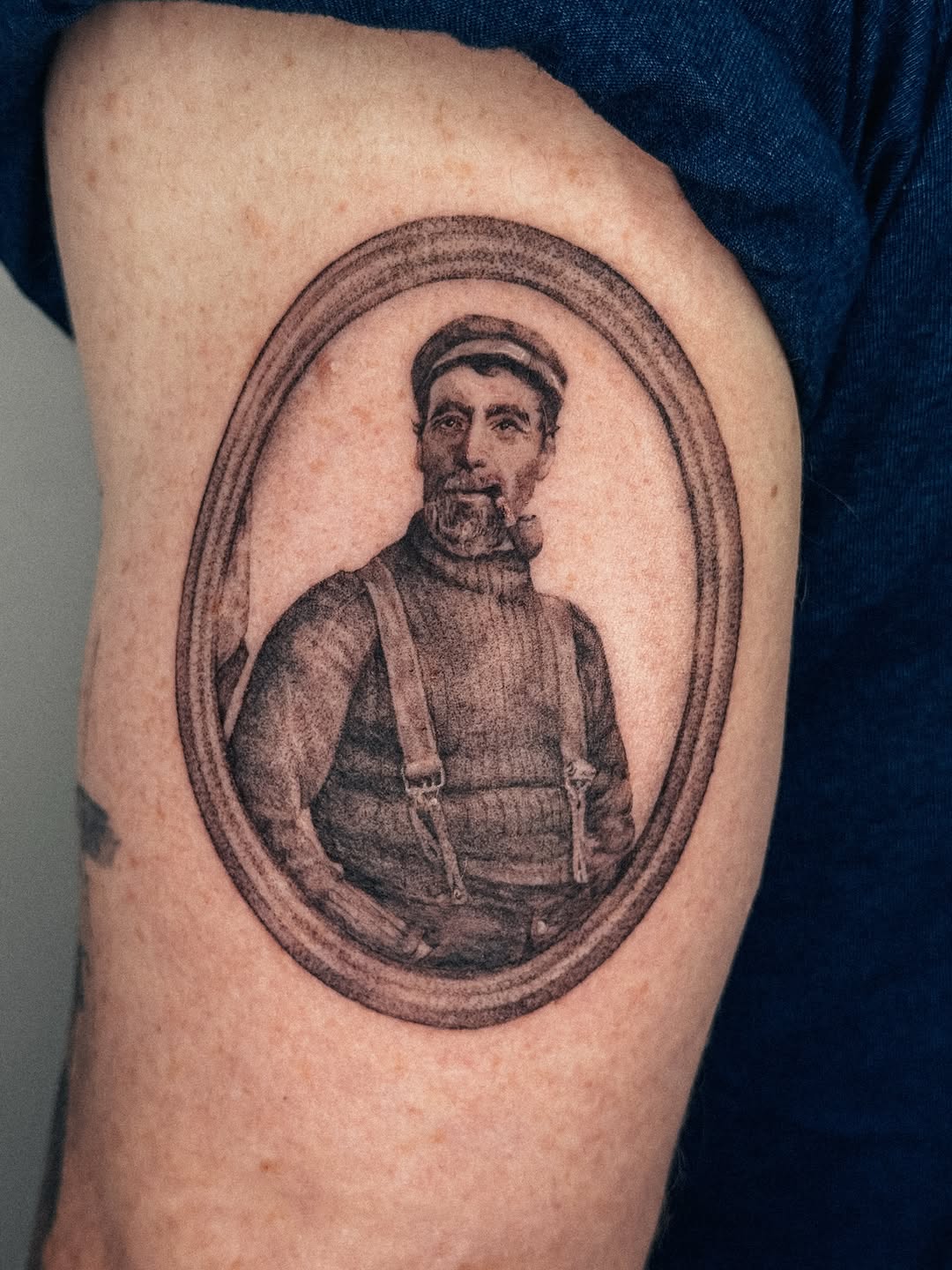Tattoo by @emma.tattoos — black_and_grey, realism