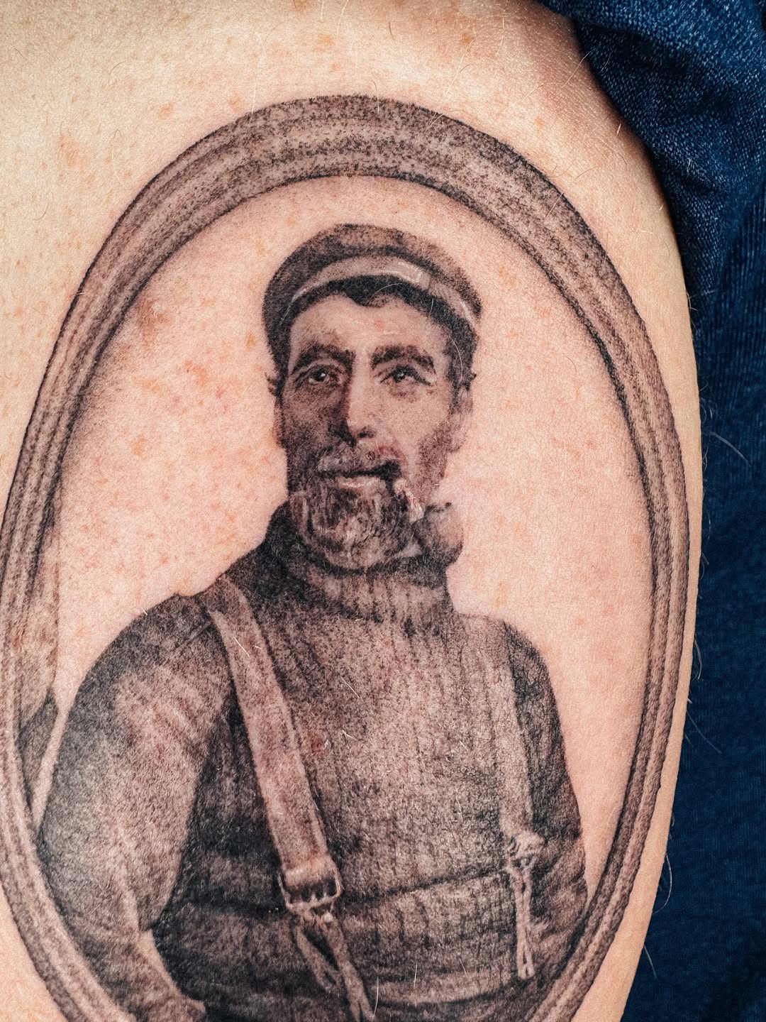 Tattoo by @emma.tattoos — black_and_grey, realism