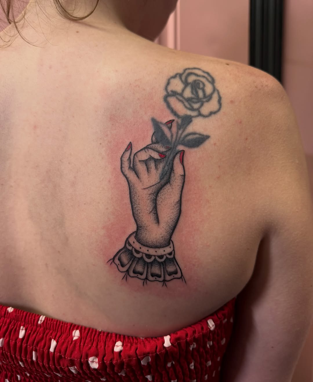Tattoo by @jennyleetattoo โ illustrative, dotwork