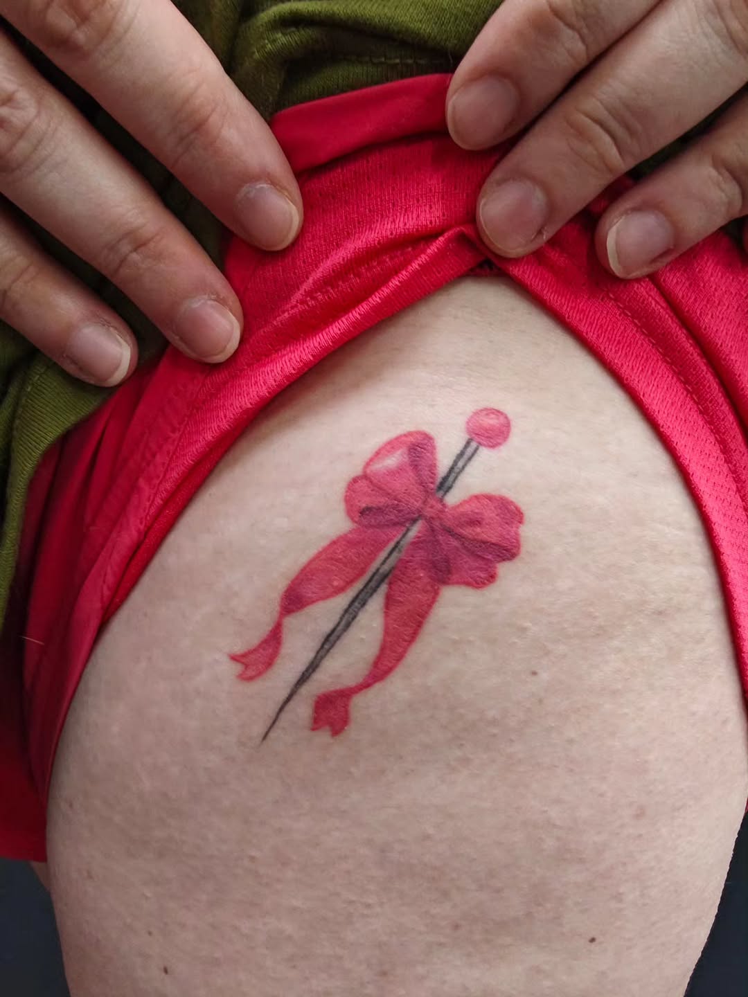Tattoo by @peekaboo.img โ fine_line