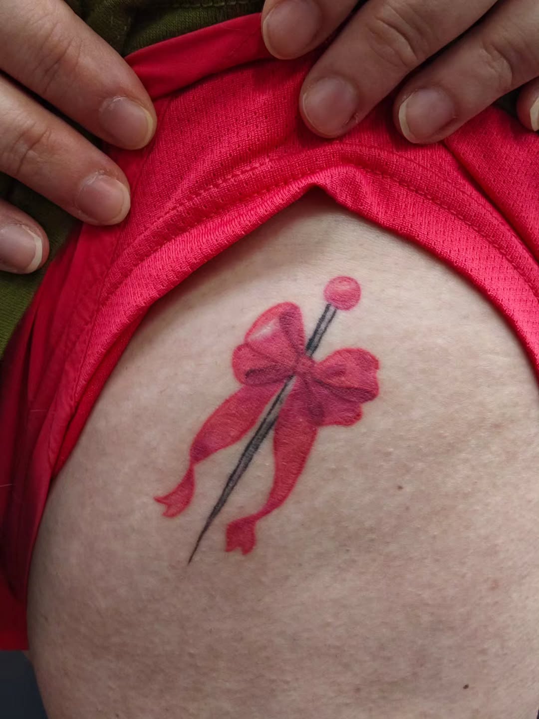 Tattoo by @peekaboo.img โ fine_line