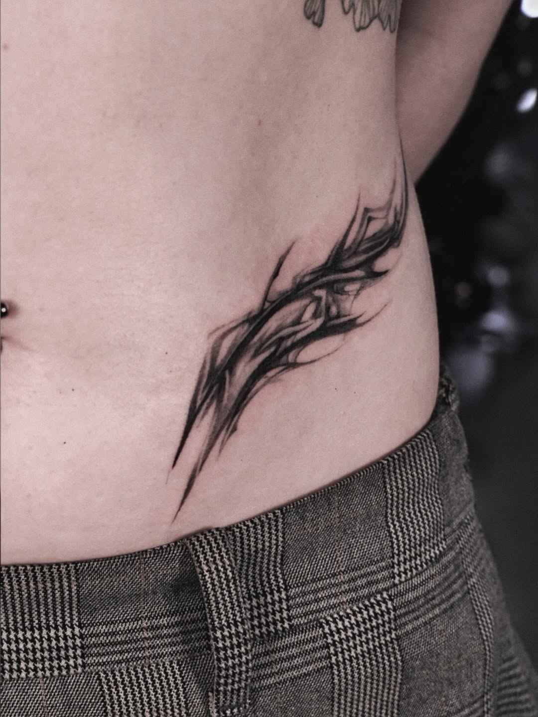 Tattoo by @dowoo_tattoo β blackwork, ornamental