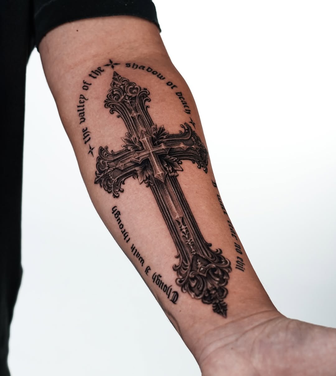Tattoo by @henry_tatts — black_and_grey, lettering_script