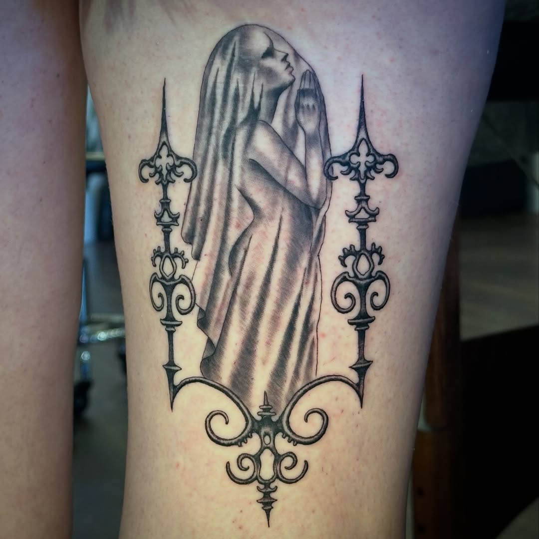 Tattoo by @breelintattoo — black_and_grey, illustrative