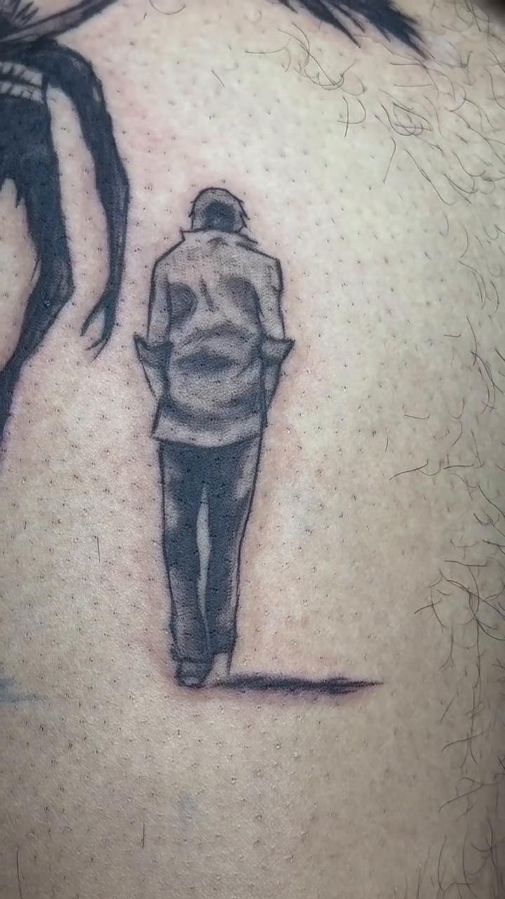 Tattoo by @beto.tattooo — illustrative, anime