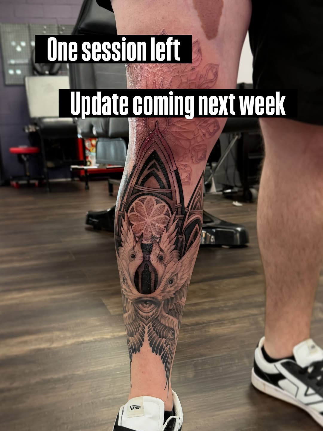 Tattoo by @candybrainink — black_and_grey, realism