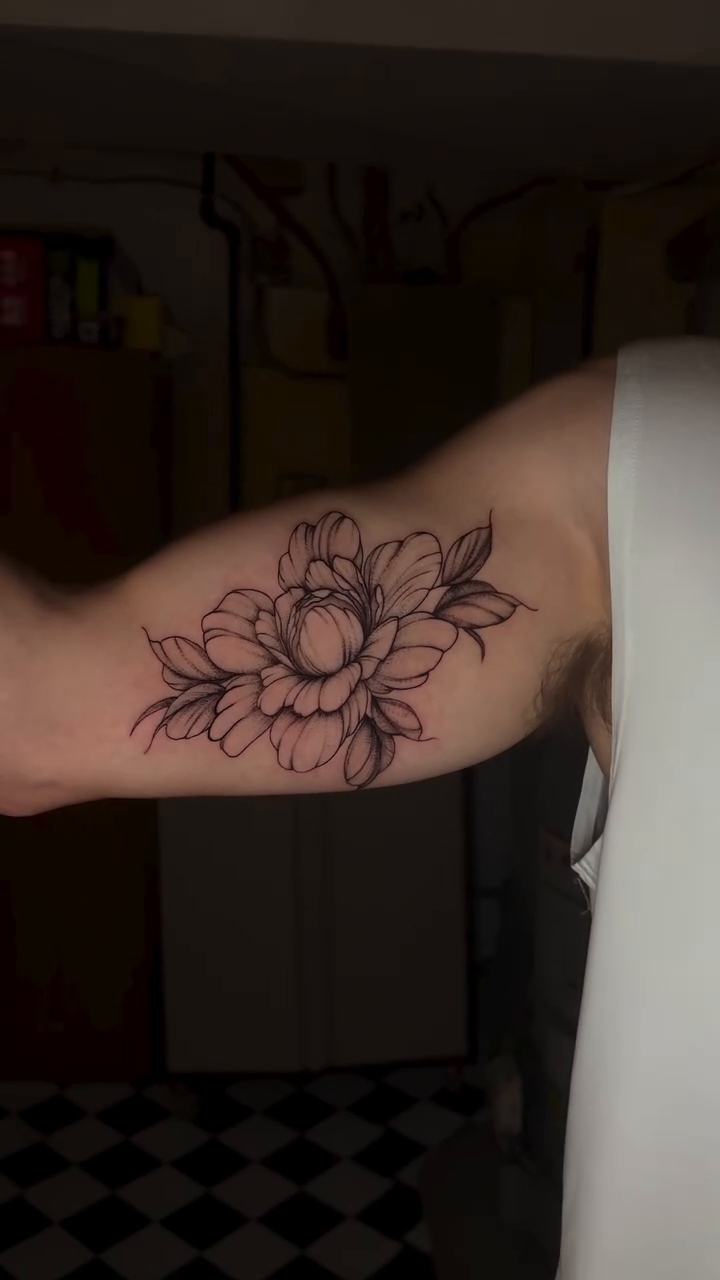 Tattoo by @greimey.ink — illustrative, black_and_grey