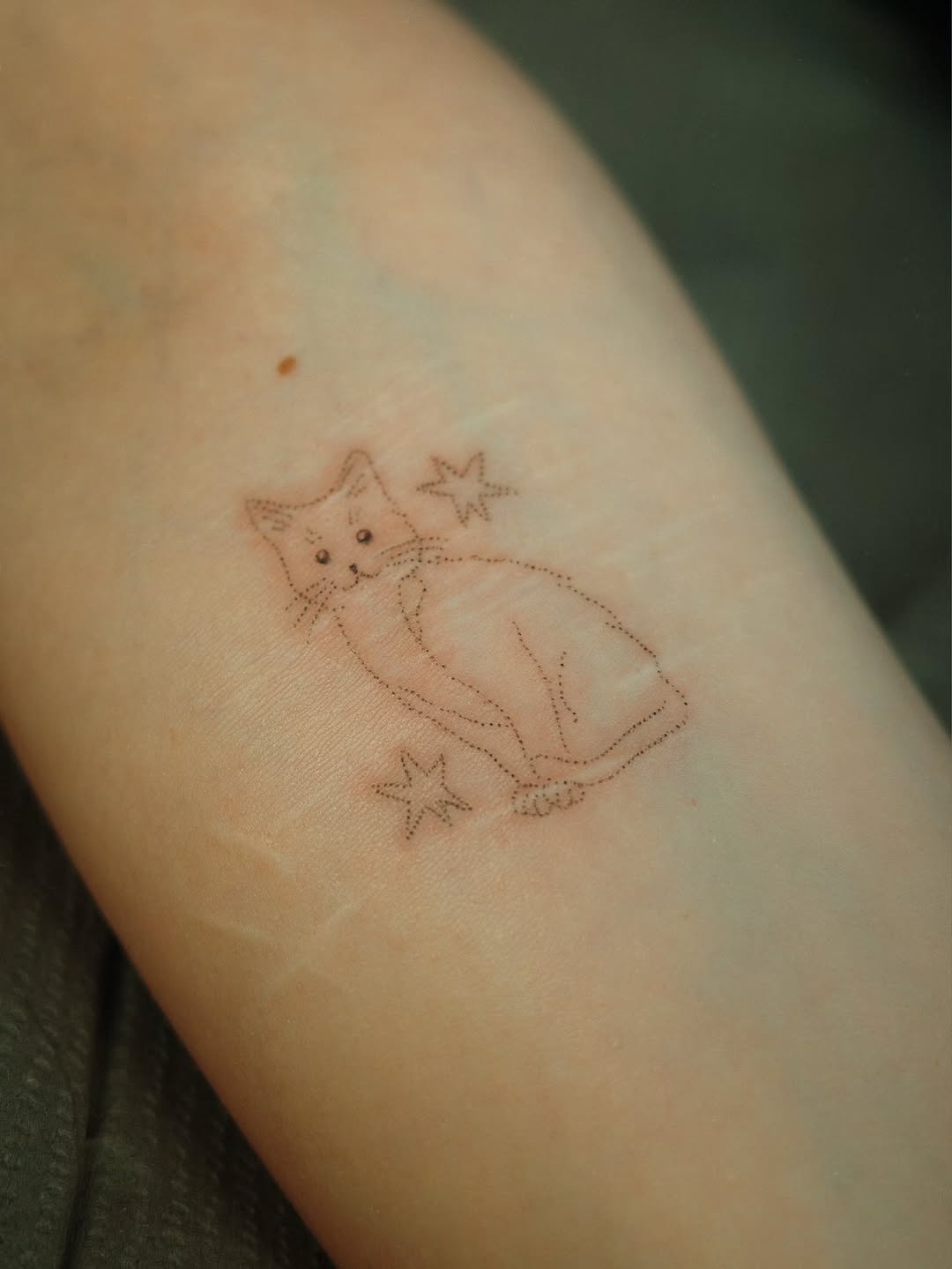 Tattoo by @potat_too_ — fine_line, dotwork