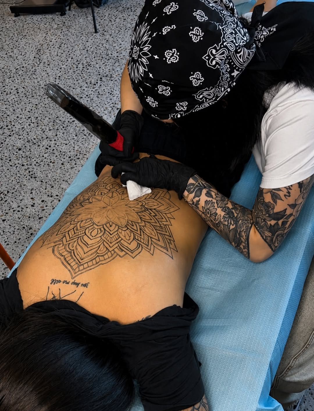 Tattoo by @dojolv — geometric, illustrative
