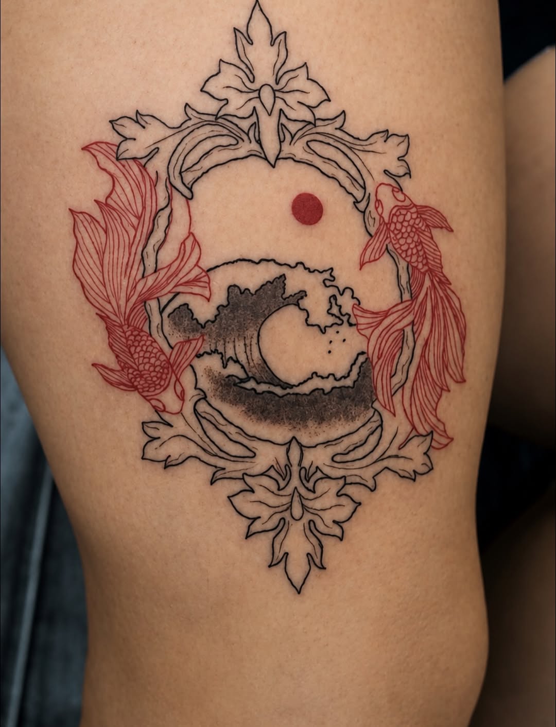 Tattoo by @dojolv — illustrative, japanese_irezumi