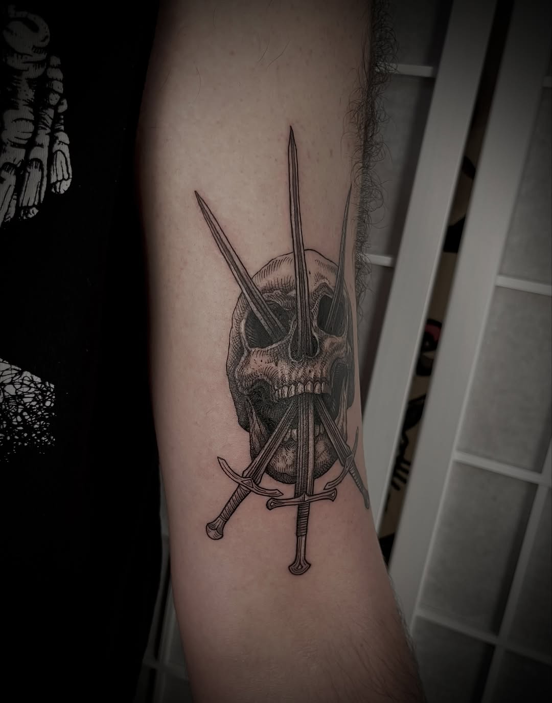 Tattoo by @gracespringerart — black_and_grey, realism