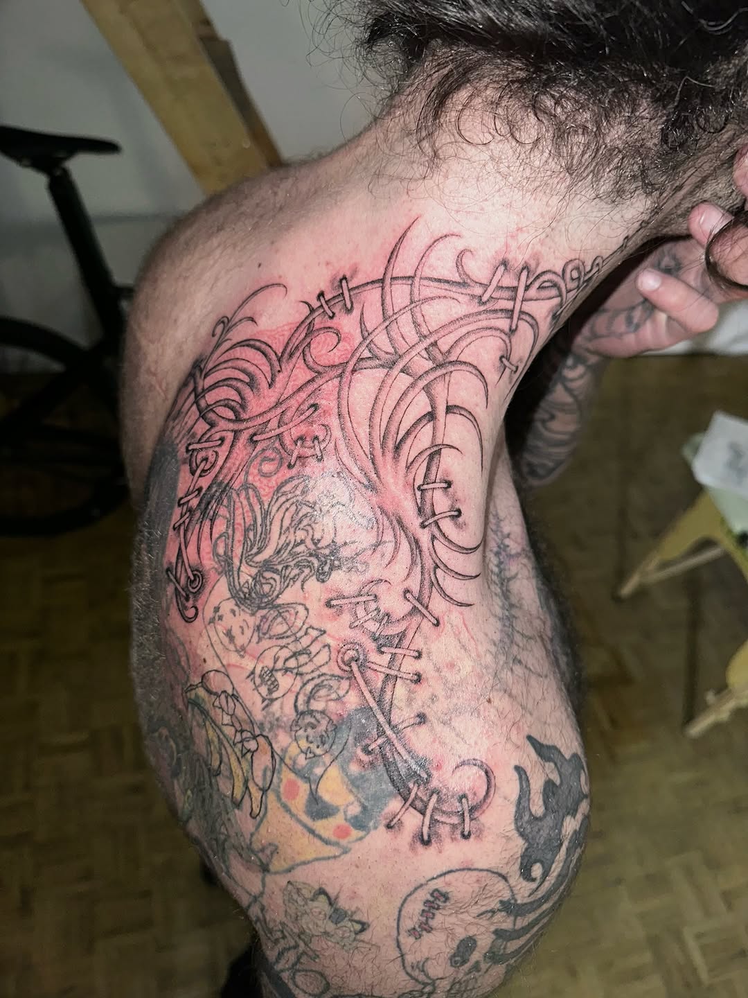 Tattoo by @7bugin7thdimension โ blackwork, geometric