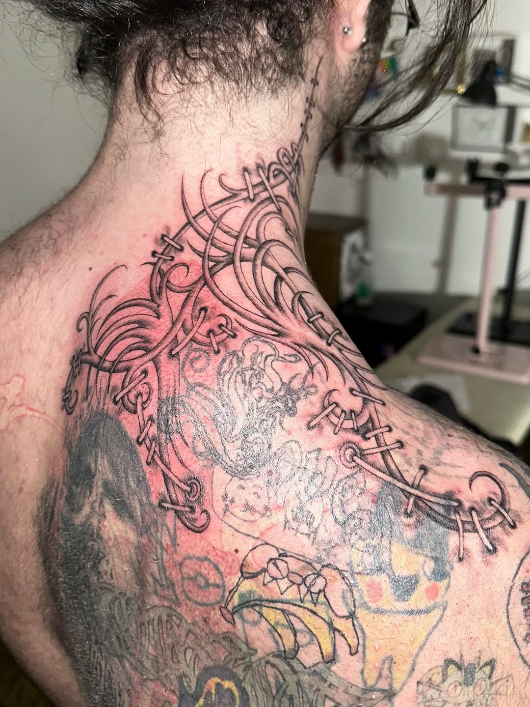 Tattoo by @7bugin7thdimension โ blackwork, ornamental