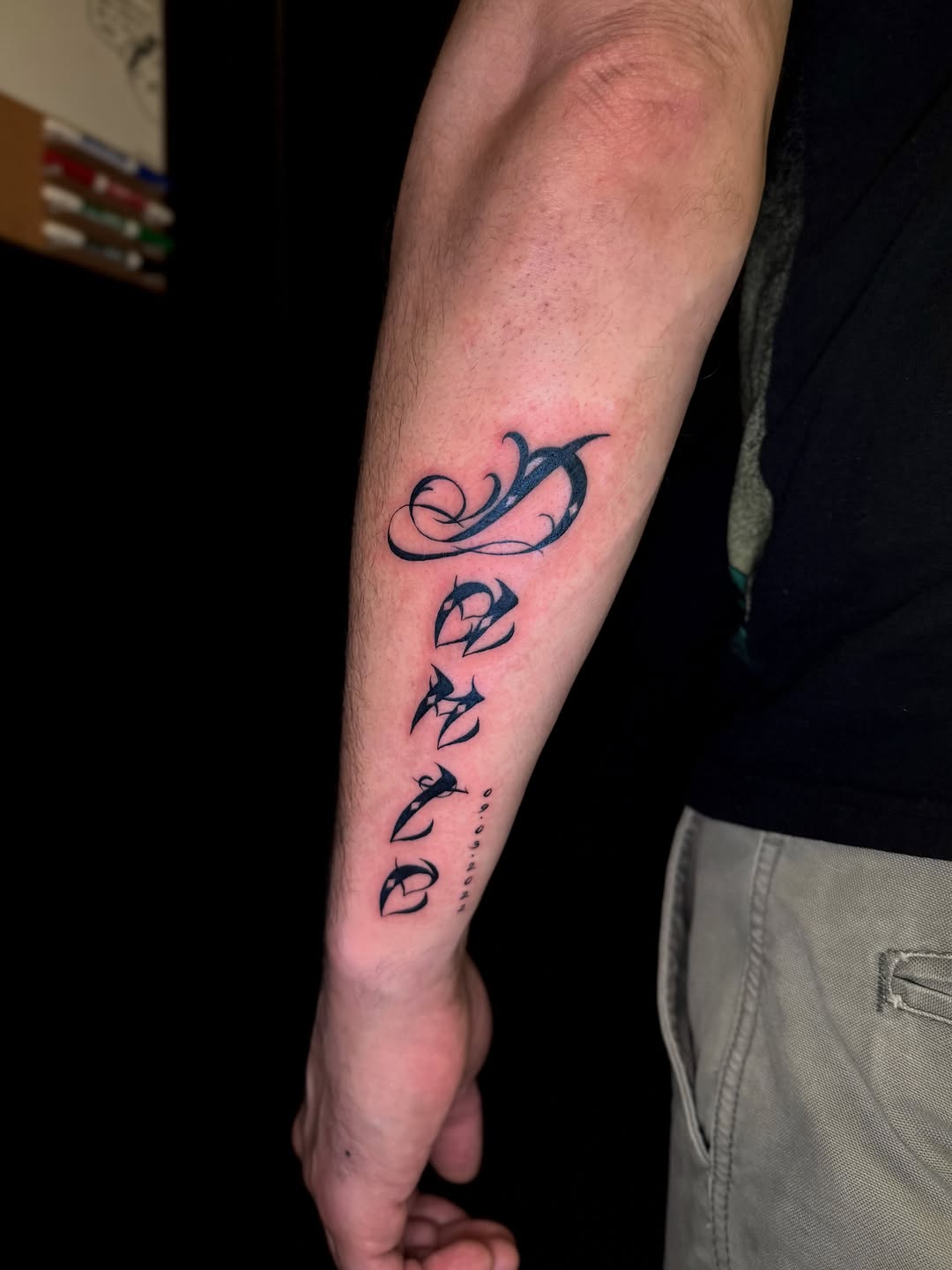 Tattoo by @henrytuan88 โ lettering_script