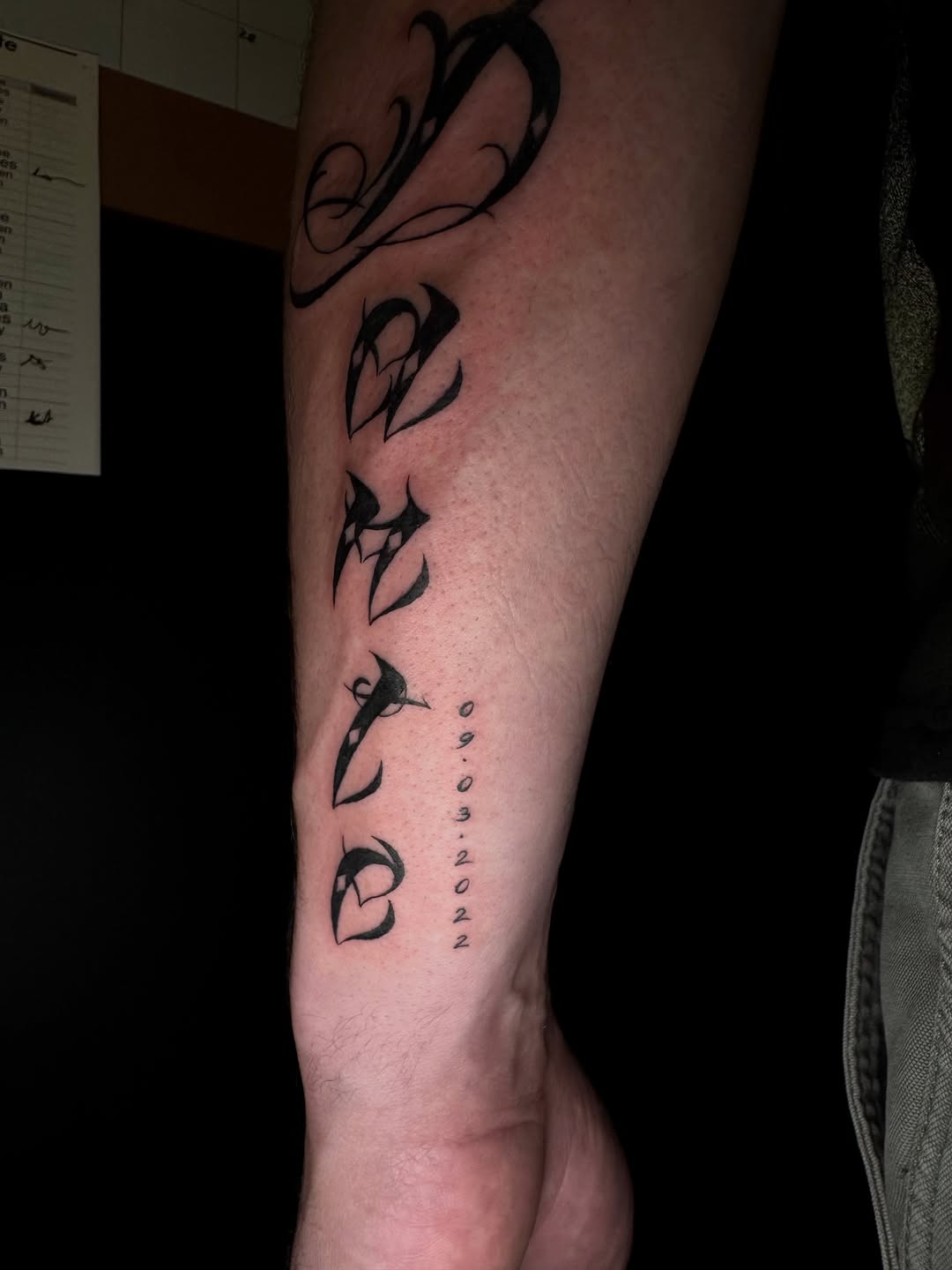 Tattoo by @henrytuan88 โ lettering_script