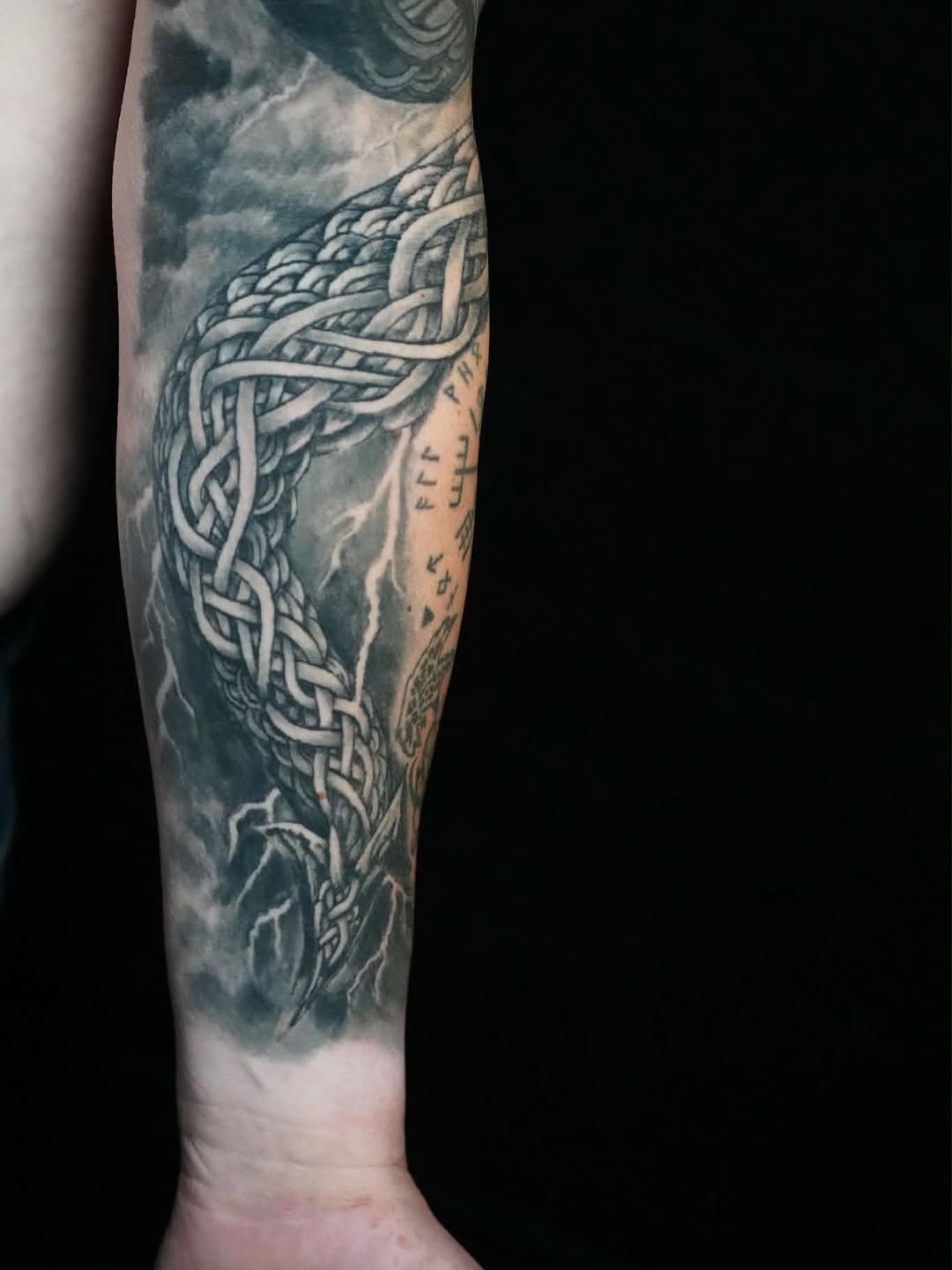 Tattoo by @timmy.grounds — black_and_grey, geometric