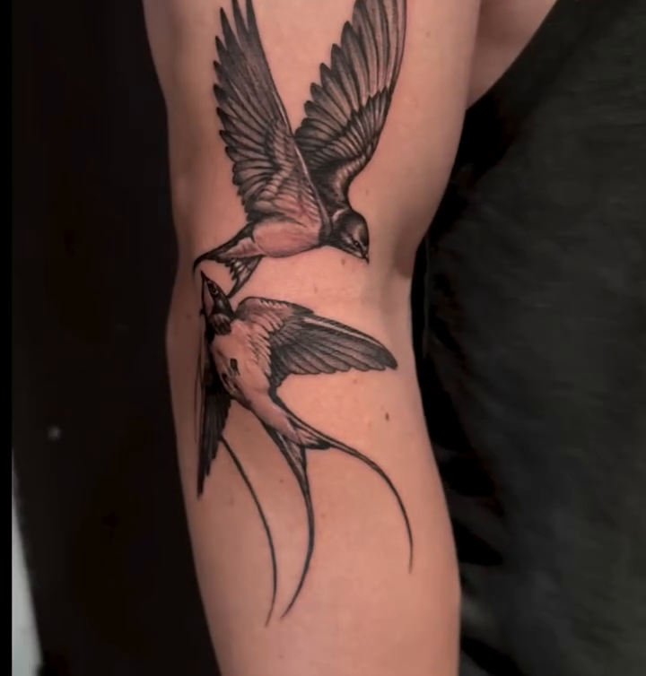 Tattoo by @brennan_walker_tattoo — illustrative, black_and_grey