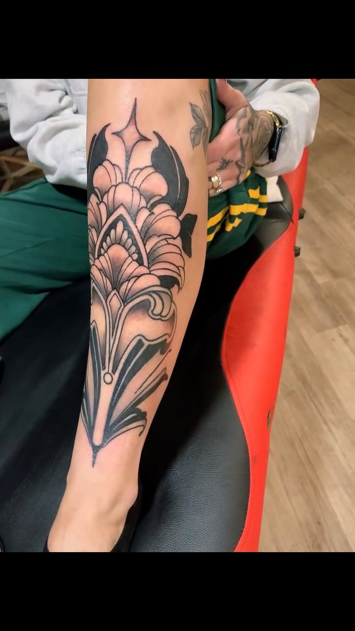 Tattoo by @thezaptrap — geometric, ornamental