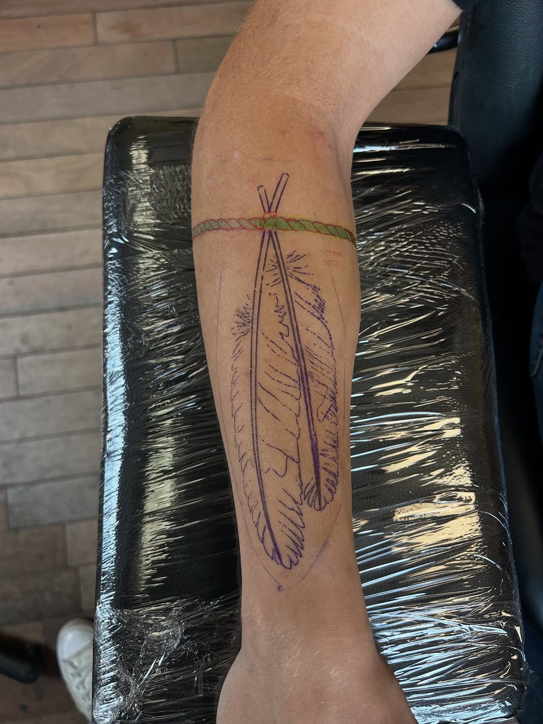Tattoo by @savmaxtatz โ fine_line