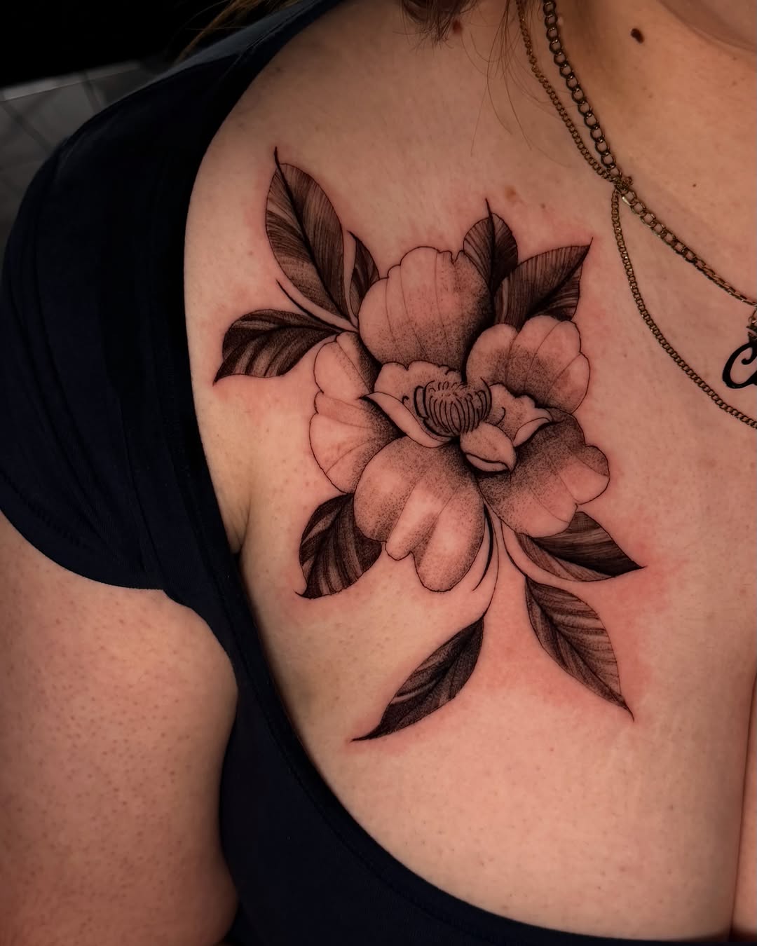 Tattoo by @inkszi — black_and_grey