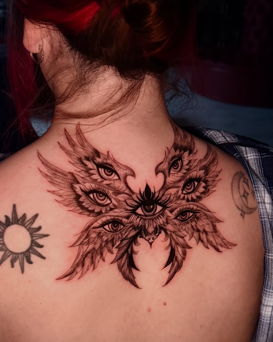 Tattoo by @inkszi — blackwork, illustrative