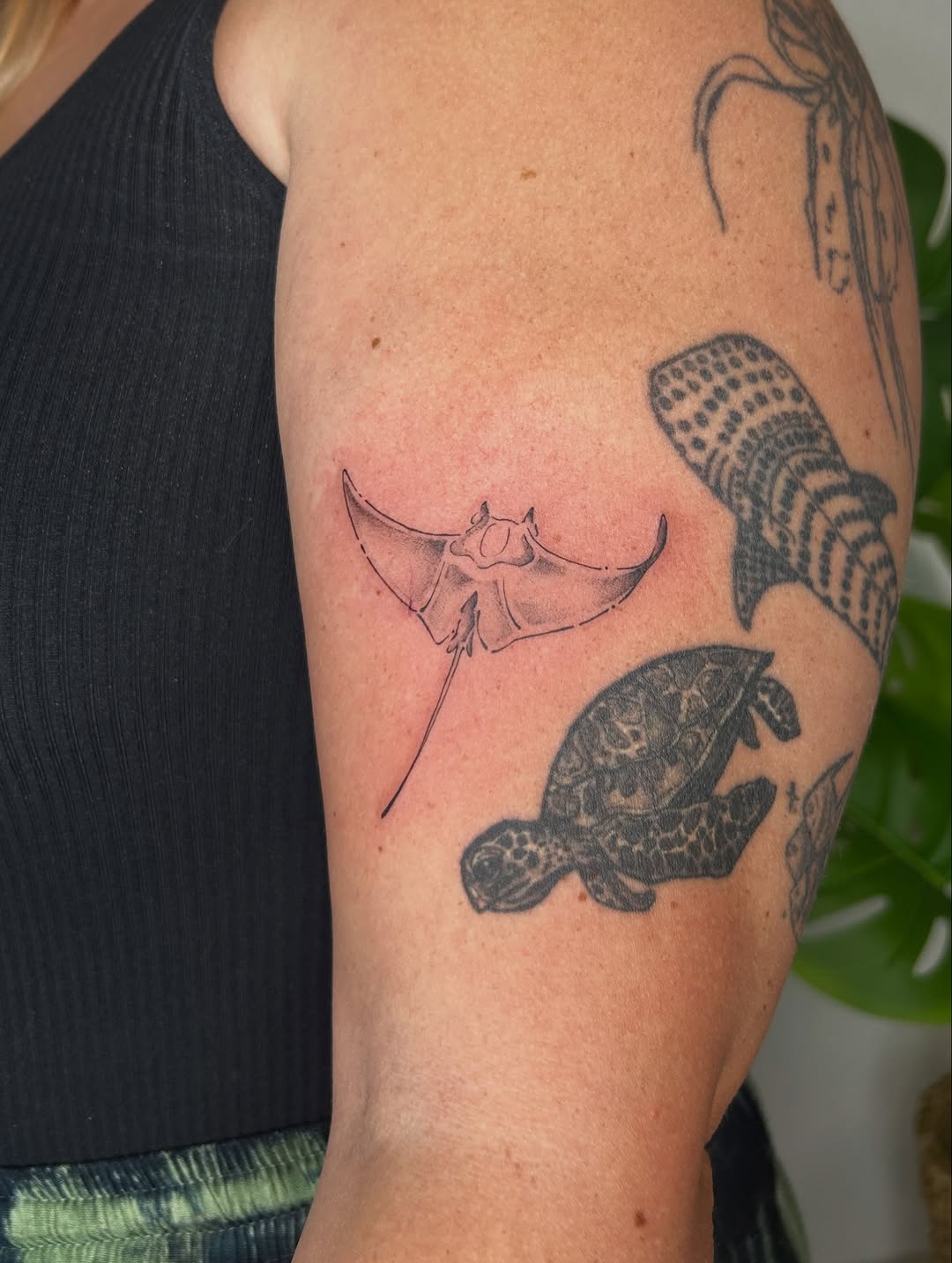 Tattoo by @xsinner___ — illustrative, black_and_grey