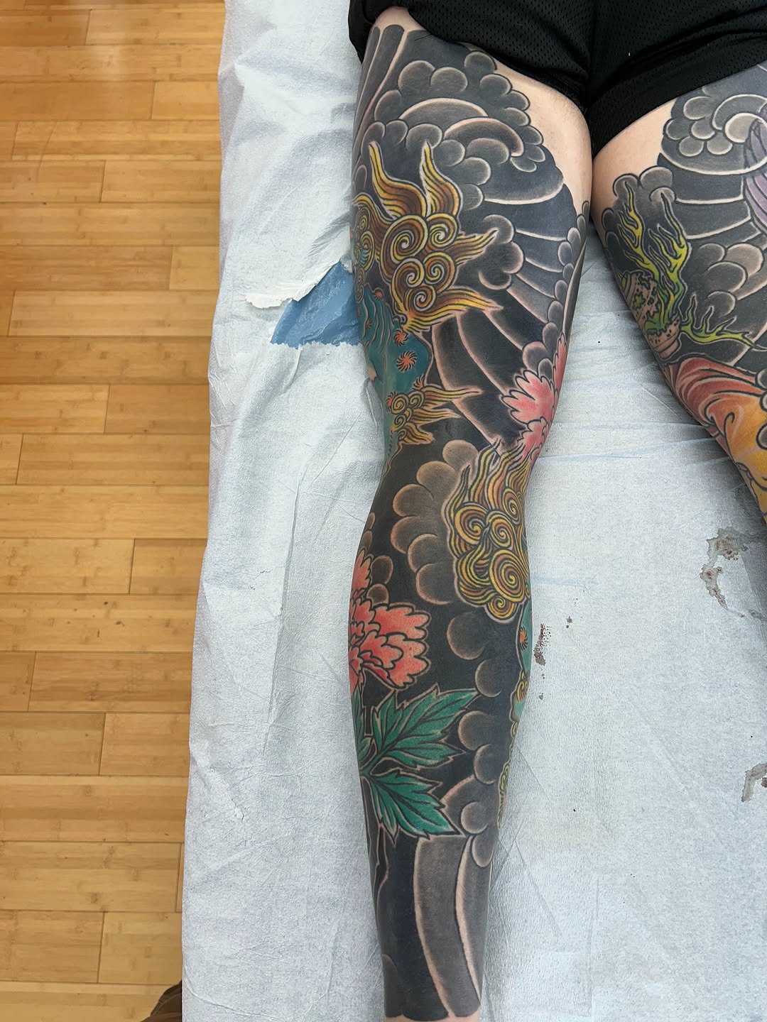 Tattoo by @matthewcrimtattoos — japanese_irezumi, blackwork