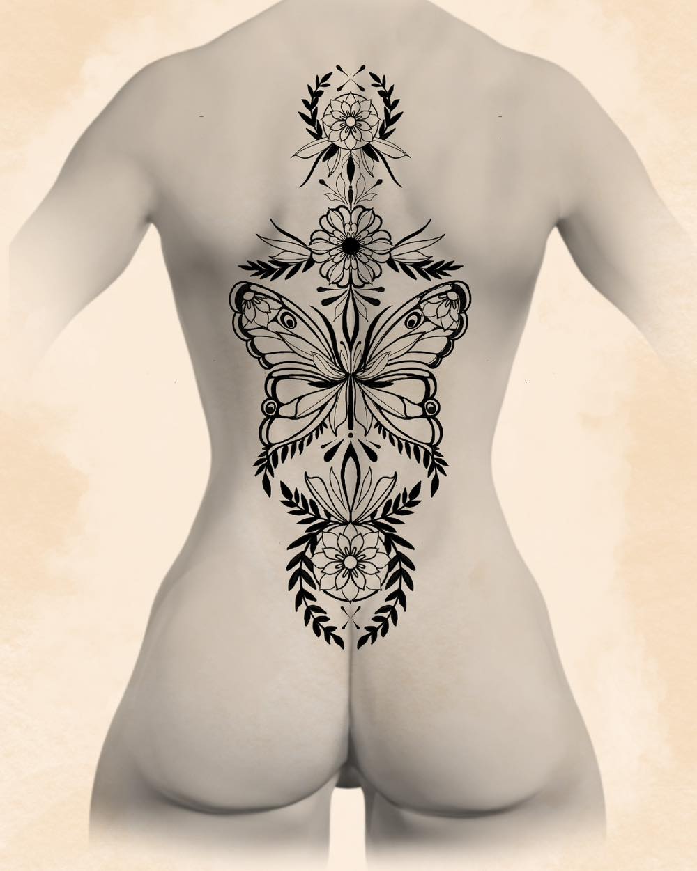 Tattoo by @babydolltats โ fine_line, ornamental