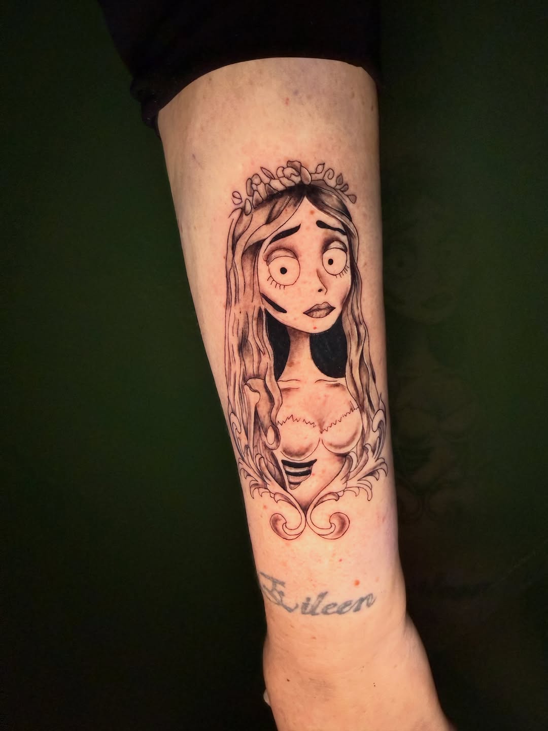 Tattoo by @_dotmx_ — black_and_grey