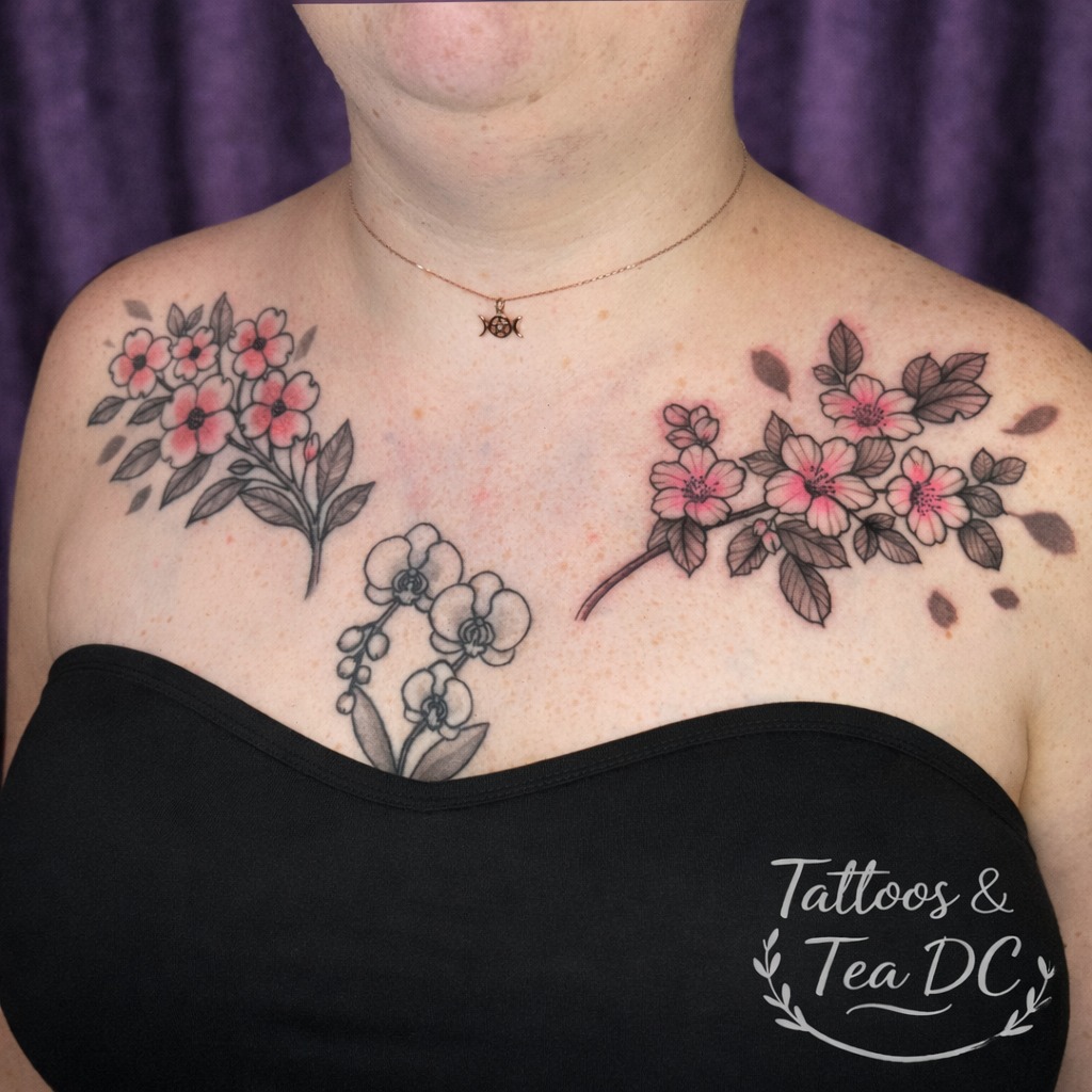Tattoo by @tattoosandteadc — illustrative, fine_line