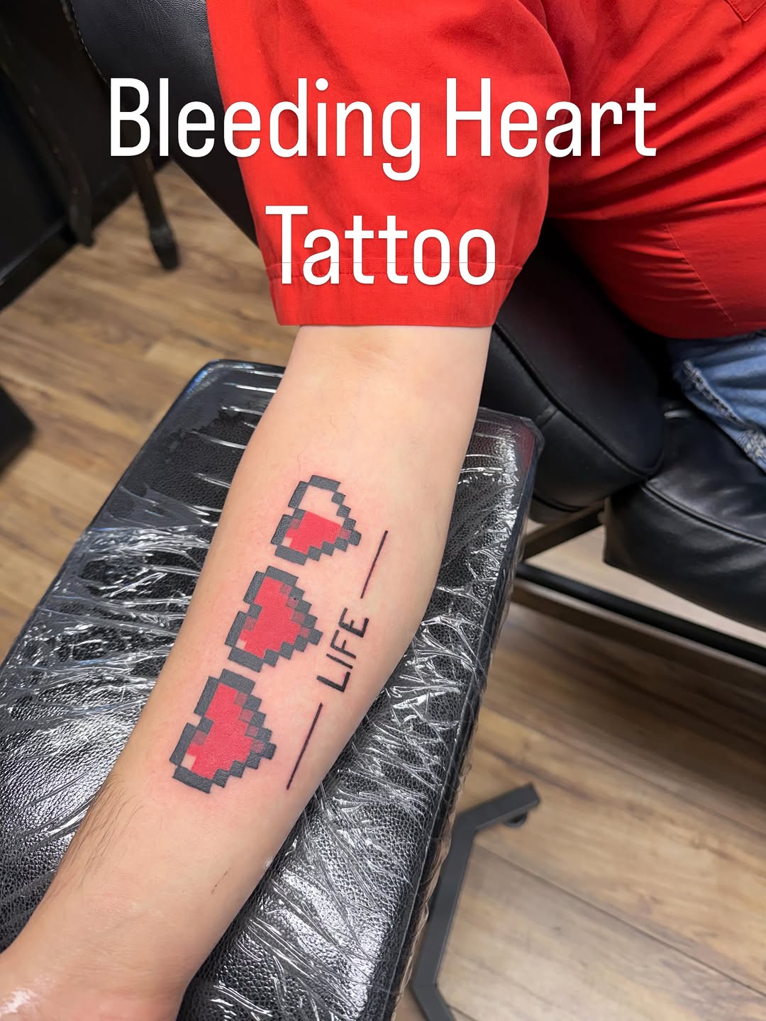 Tattoo by @justinevanskc — lettering_script, minimalist