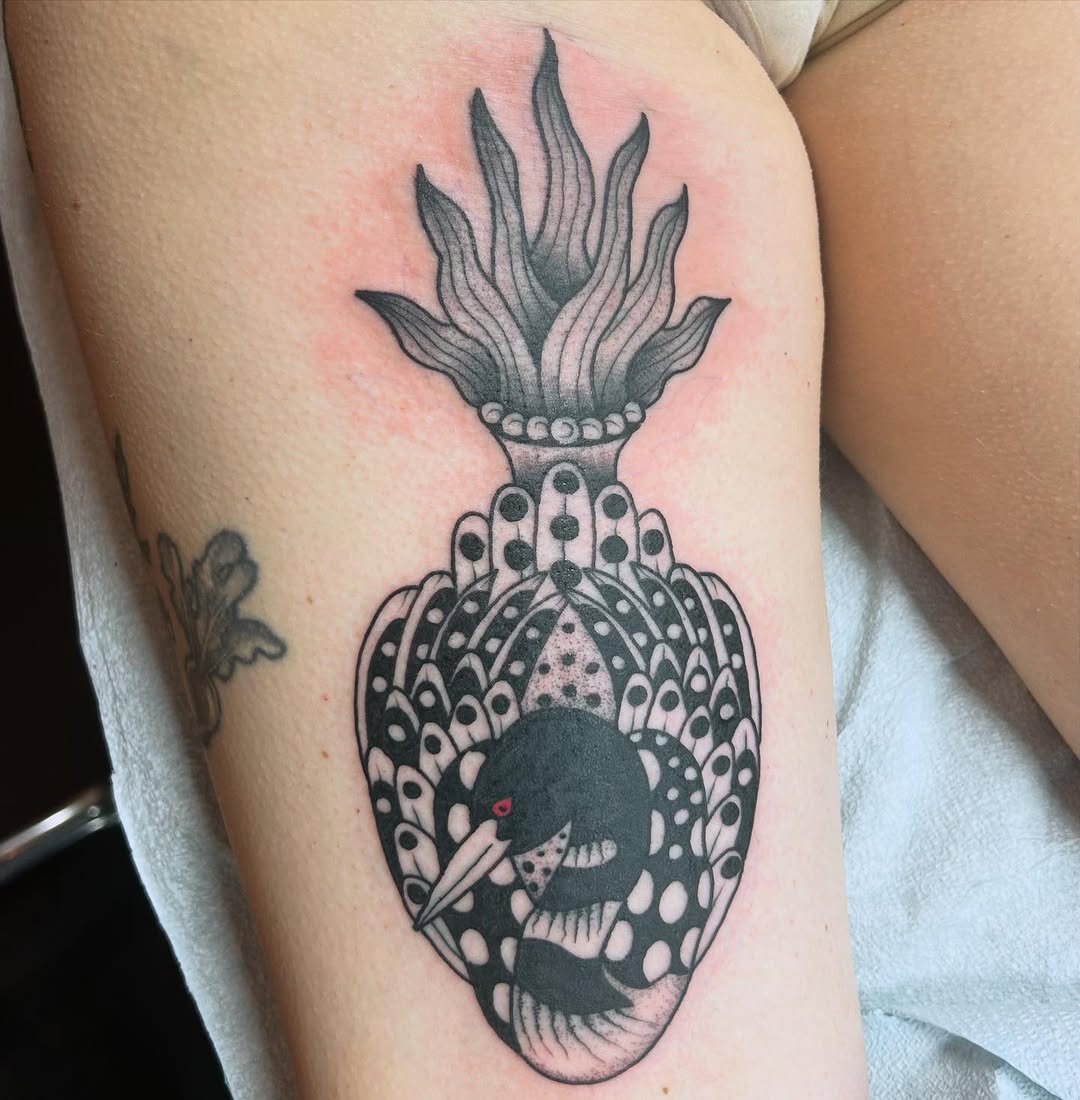 Tattoo by @eekpdx β black_and_grey, ornamental