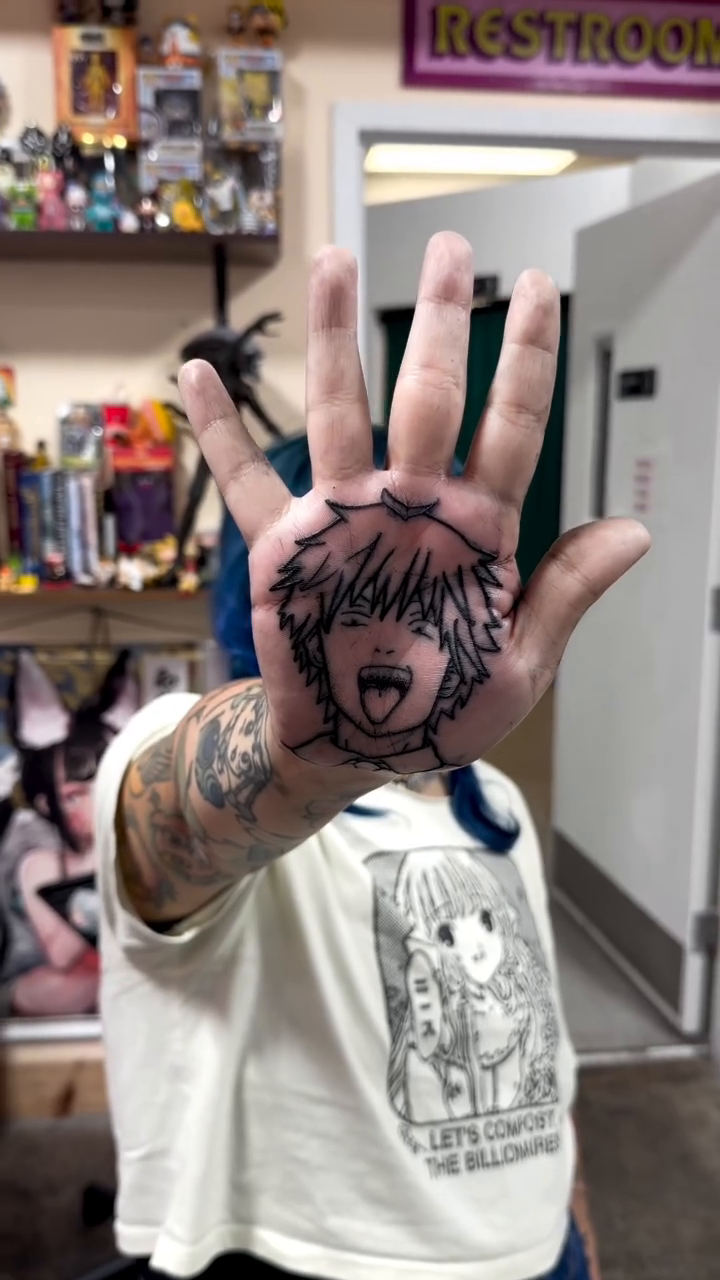 Tattoo by @hadescabreratattoos — illustrative, anime
