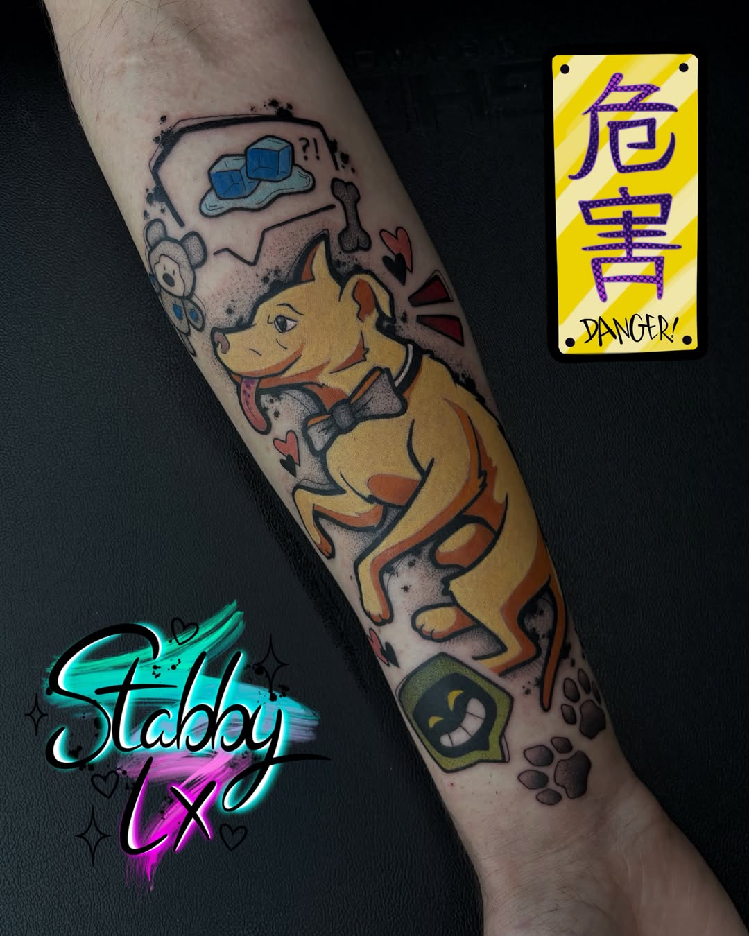 Tattoo by @dangerderektattoo — illustrative, new_school