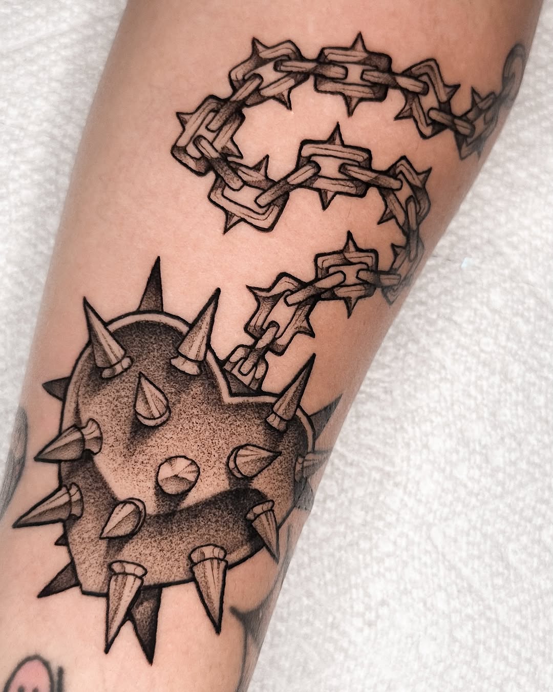 Tattoo by @2lulahtattoo — illustrative, black_and_grey