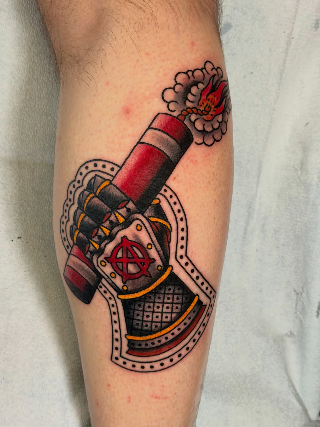Tattoo by @brandonbeartattoos โ american_traditional, illustrative