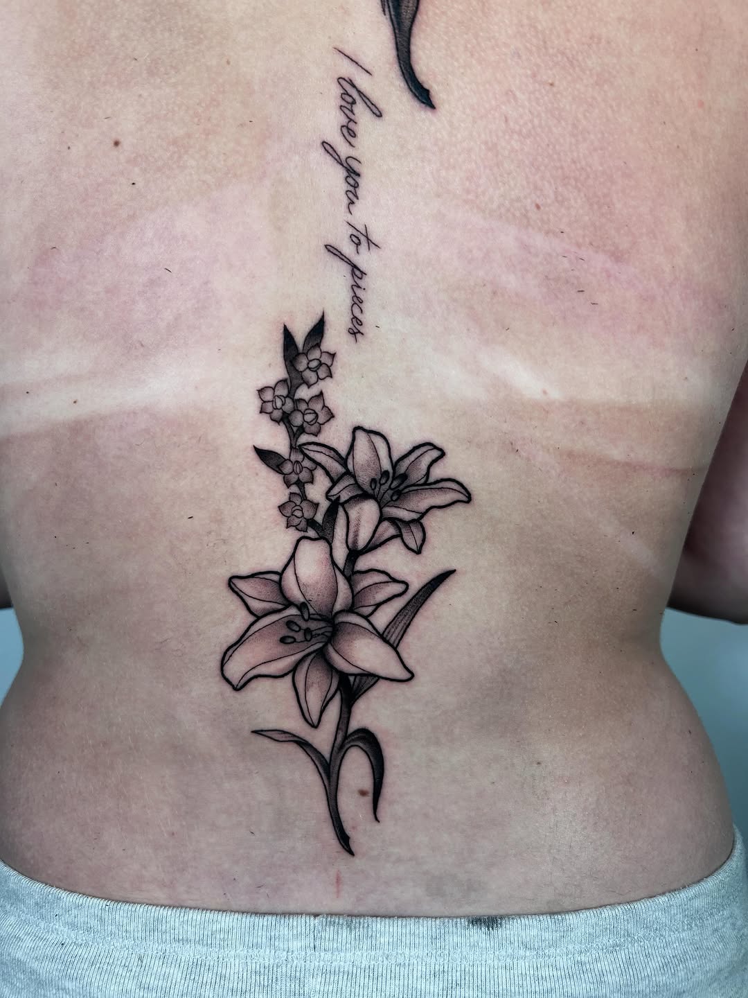 Tattoo by @dearmariatattoos — fine_line, black_and_grey
