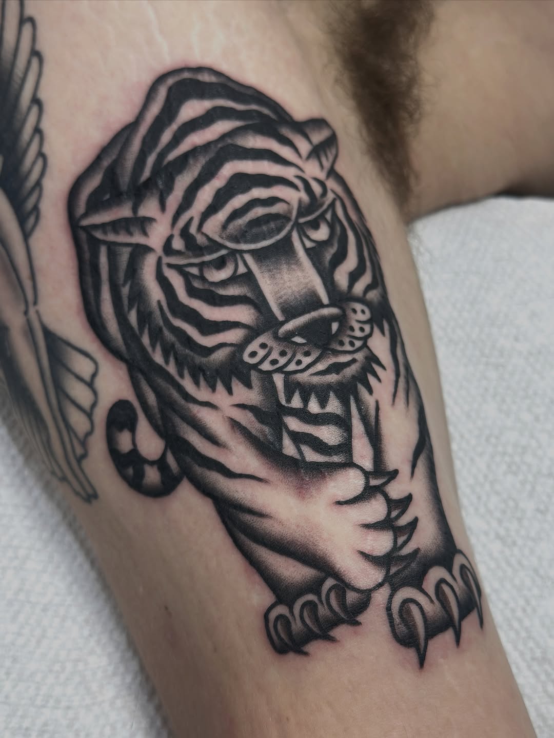 Tattoo by @jmcneely.tats — american_traditional, black_and_grey