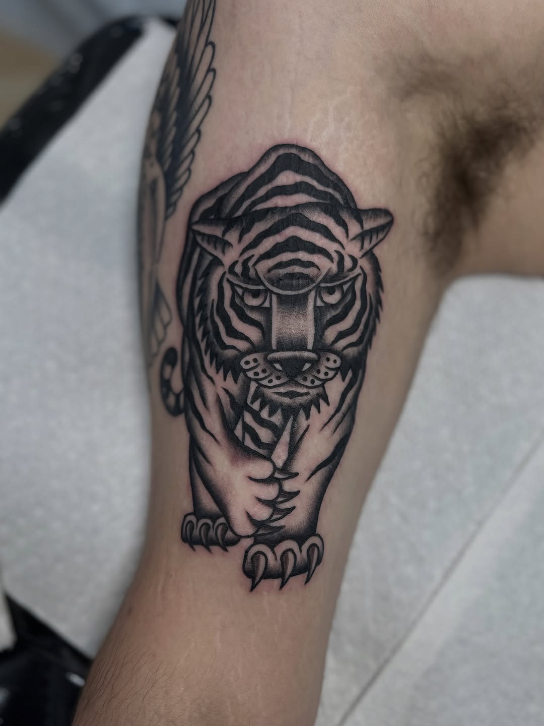 Tattoo by @jmcneely.tats — american_traditional, black_and_grey