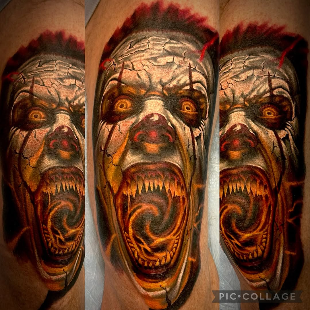Tattoo by @secret_addiction_tattoos — realism, dark_realism