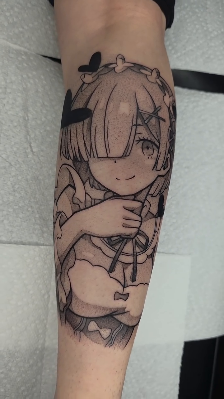 Tattoo by @traditional_tattoos20 — anime
