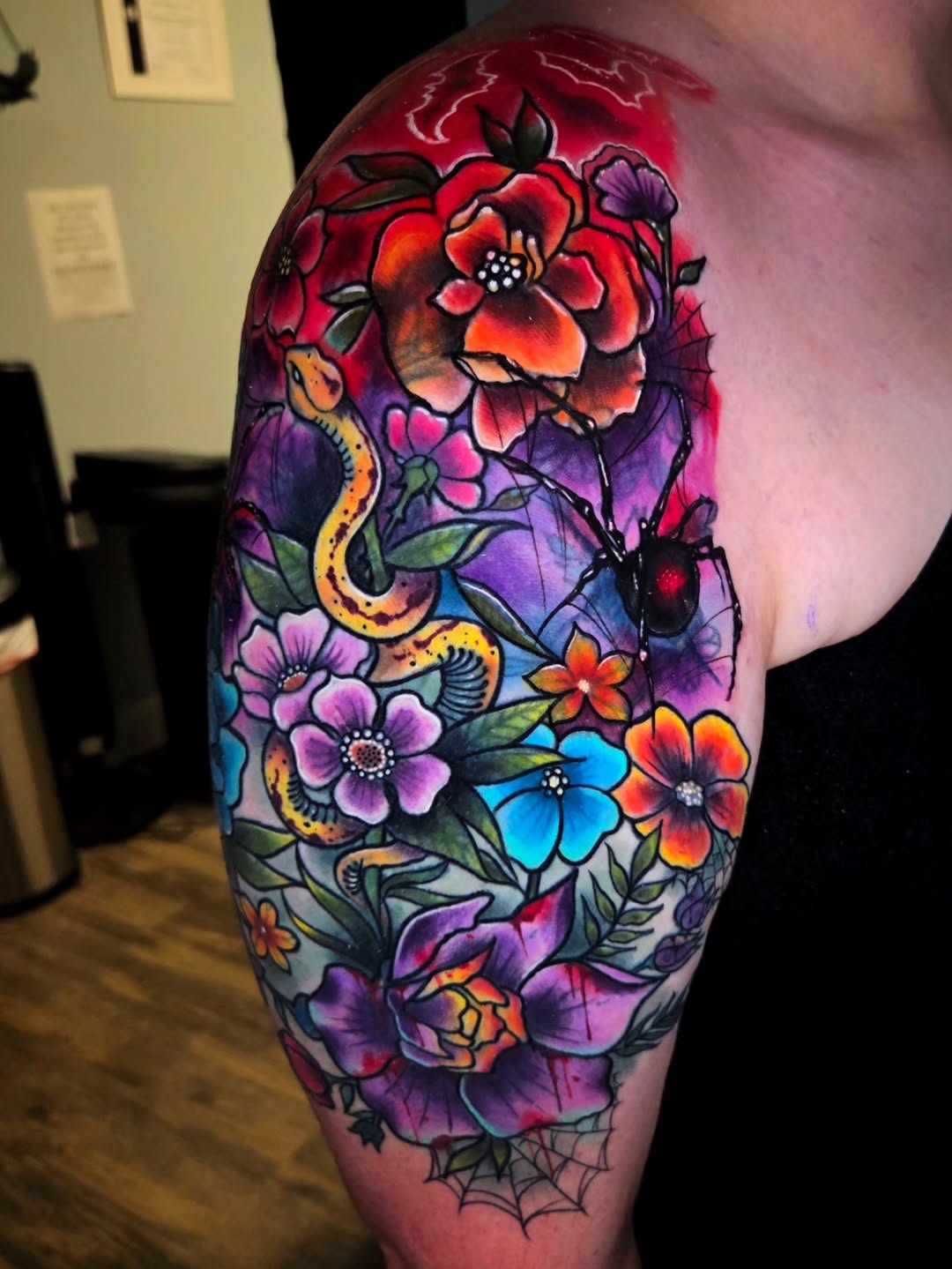 Tattoo by @victor_hatch_tattoos — neo_traditional, blackwork