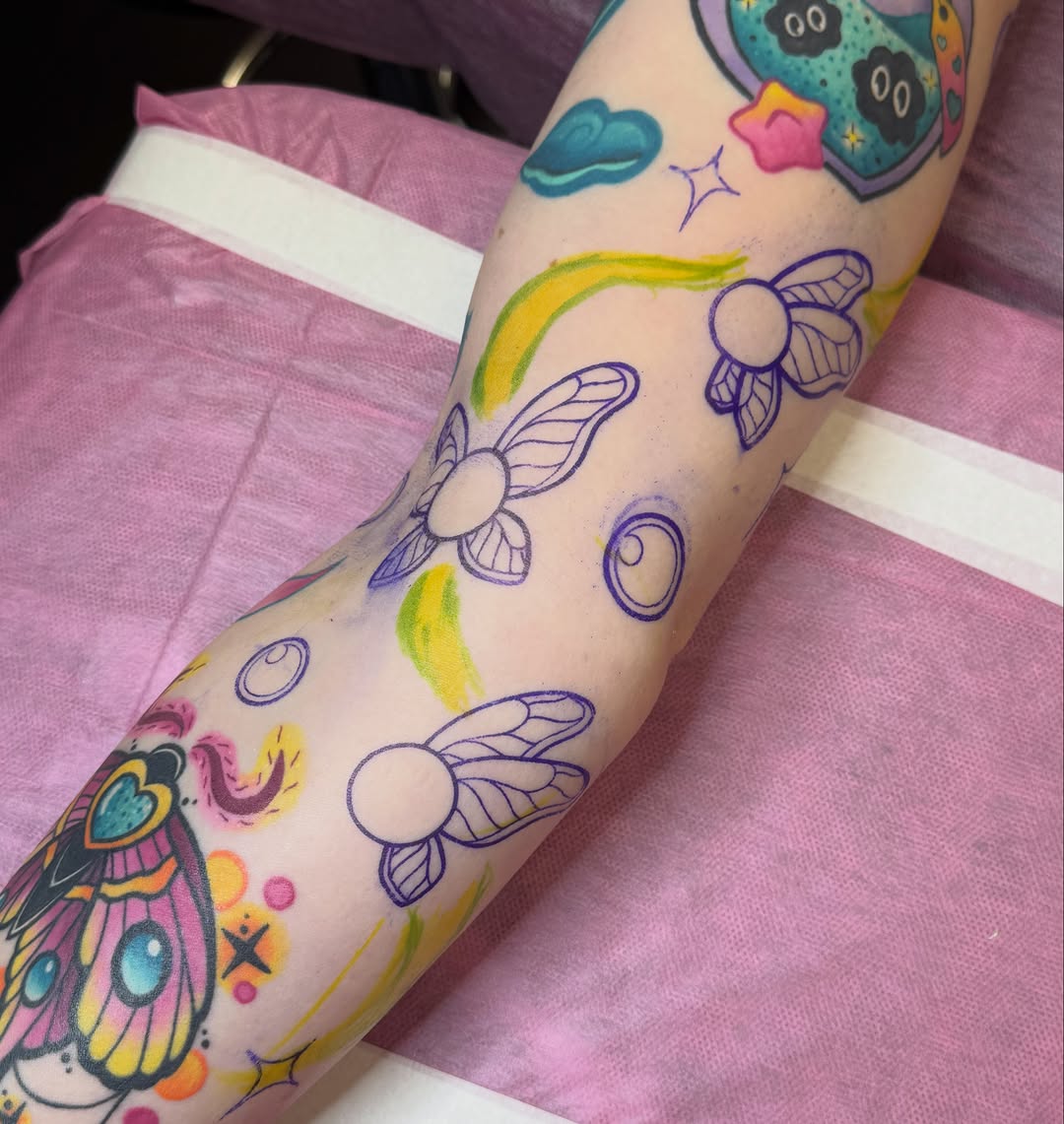 Tattoo by @briannadicksonart — new_school, anime