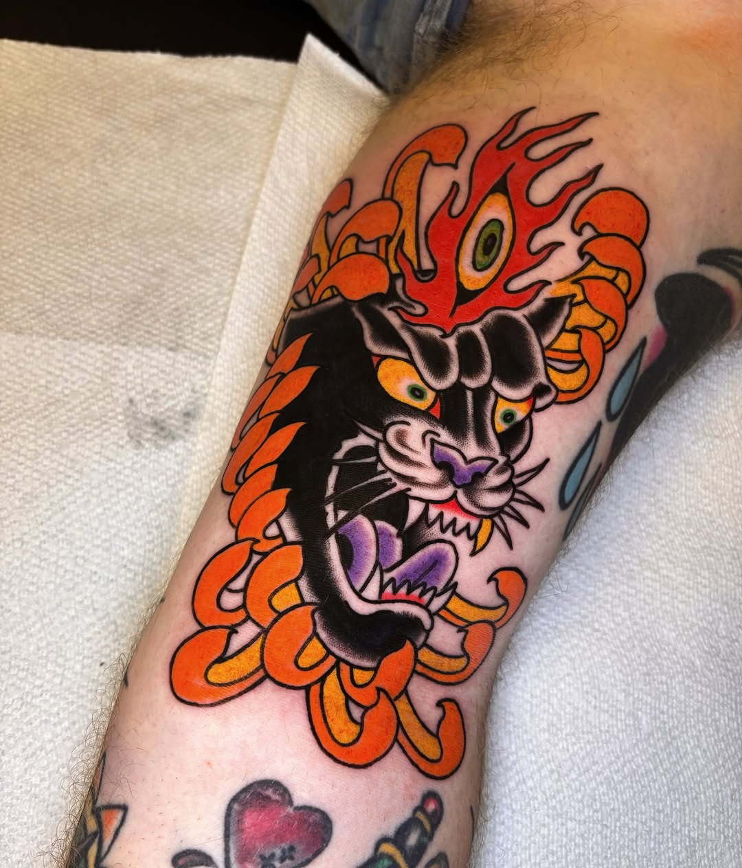 Tattoo by @trevorklohrtattoos — american_traditional, neo_traditional