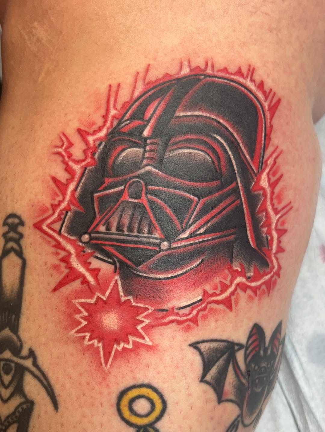 Tattoo by @missfinetattoo — american_traditional, black_and_grey