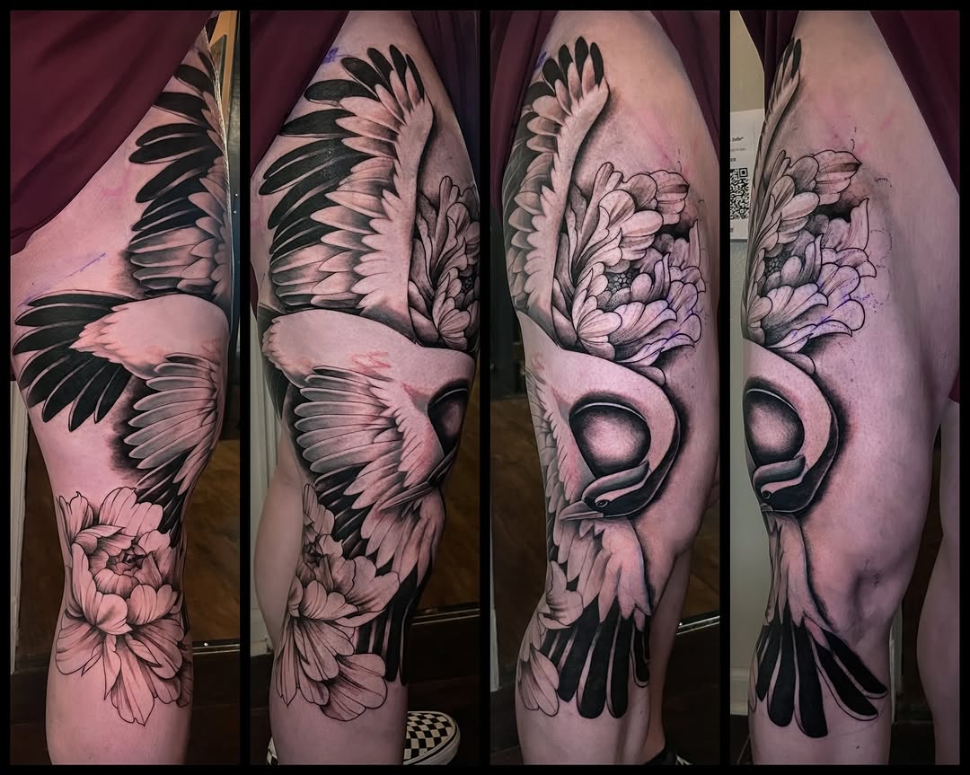 Tattoo by @eno93 — realism, black_and_grey