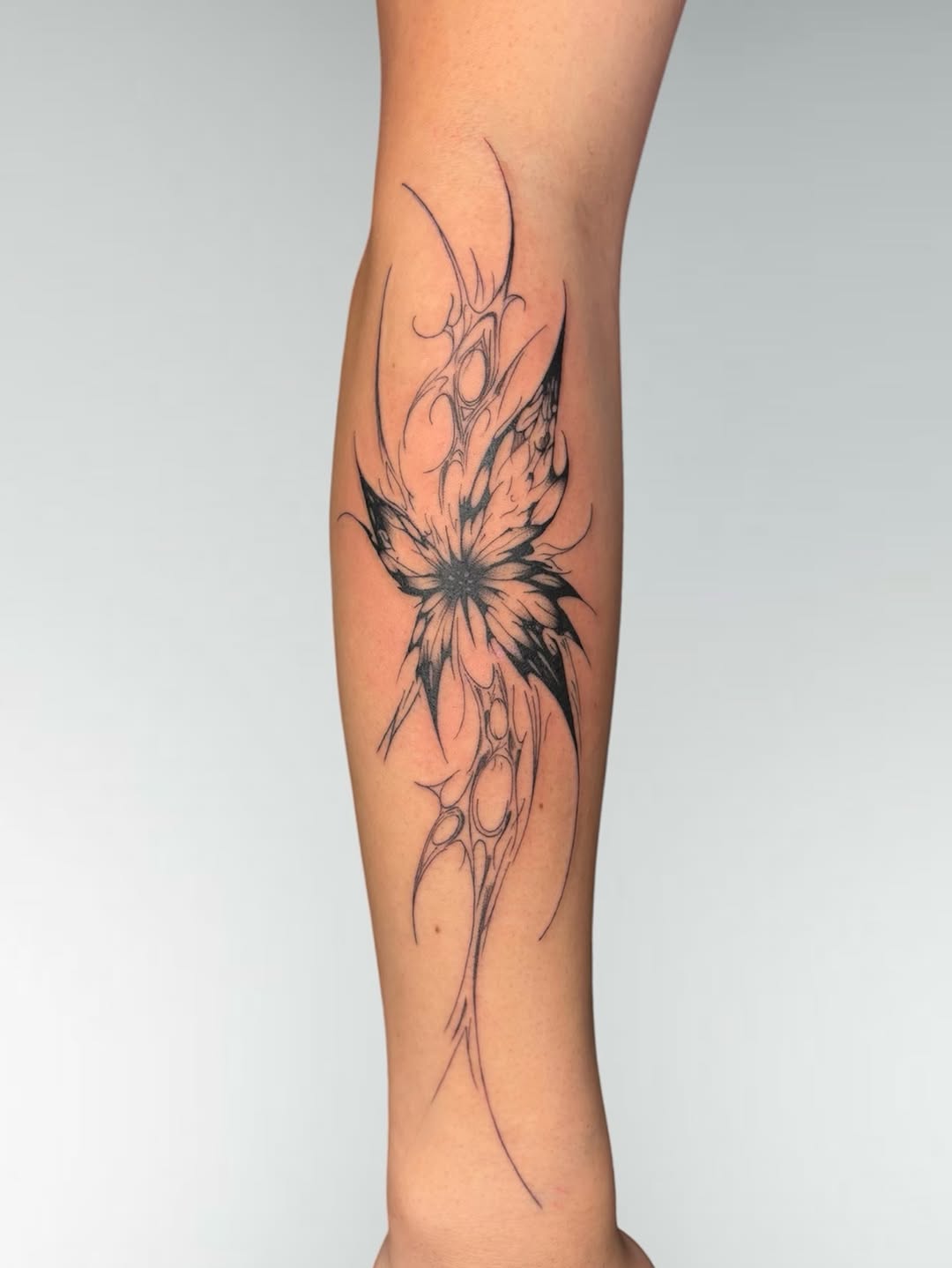 Tattoo by @kaylas.ink — fine_line, blackwork