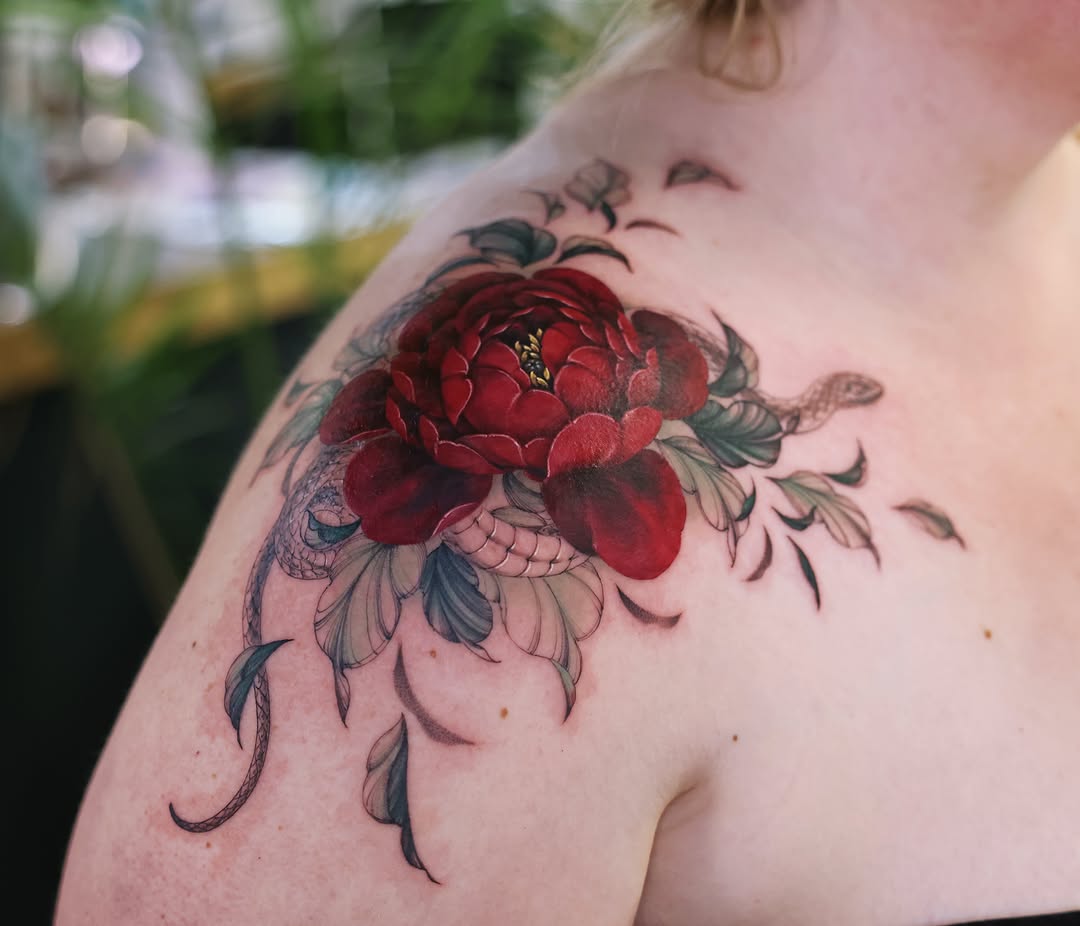Tattoo by @doraahuuu.art — illustrative, realism