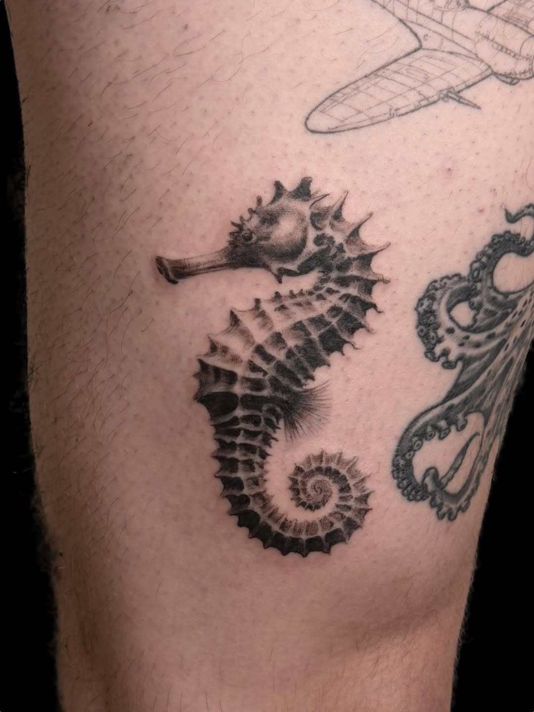 Tattoo by @yohan.tats — realism, black_and_grey